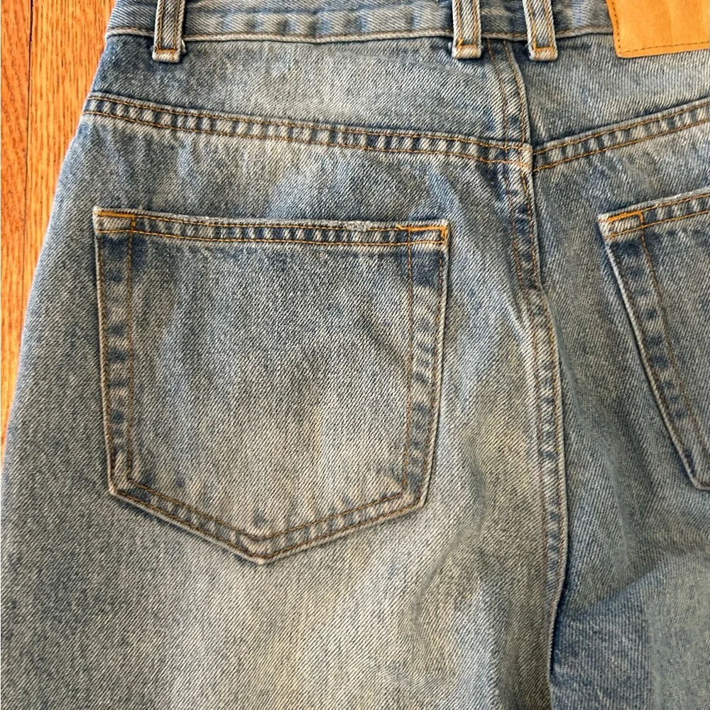 Pull&Bear Boyfriend Jeans, Distressed and Ripped Detail, High Waist, Size 4 / 25 - Picture 13 of 15